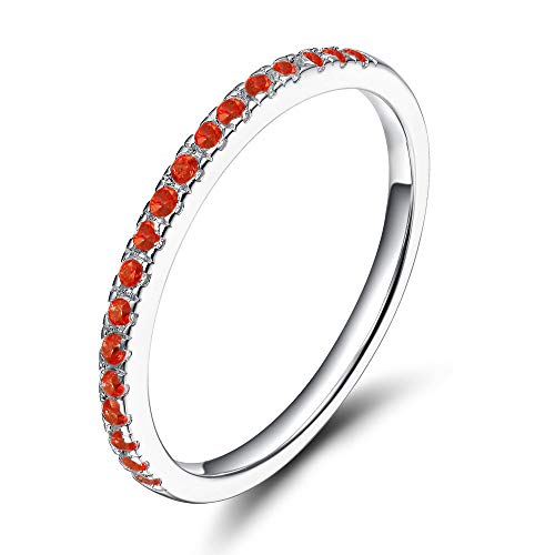2mm Sterling Silber Silber Ehering Ehering Cubic Zirkonia Halb Eternity Stapelable Ringgröße 3-13 2mm Sterling Silber Silber Ehering Ehering Cubic Zirkonia Halb Eternity Stapelable Ringgröße 3-13 von JPXXFM