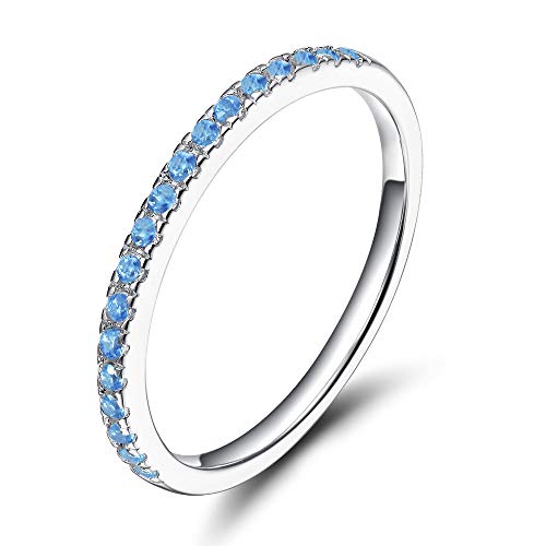 2mm Sterling Silber Silber Ehering Ehering Cubic Zirkonia Halb Eternity Stapelable Ringgröße 3-13 2mm Sterling Silber Silber Ehering Ehering Cubic Zirkonia Halb Eternity Stapelable Ringgröße 3-13 von JPXXFM