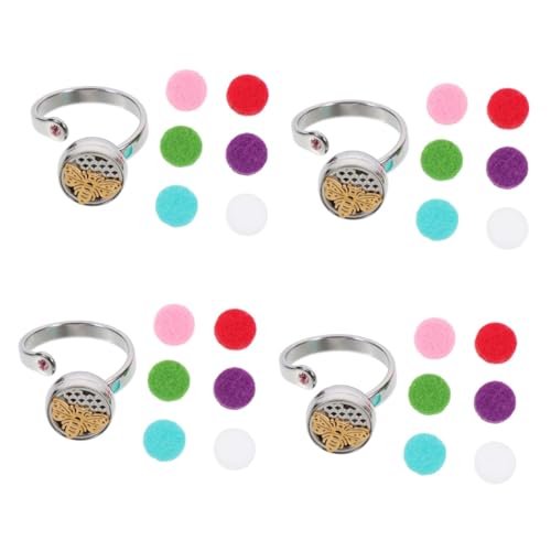 Aroma Teen Essentials Diffusor Männer Silberöl Edelstahl -Sterling Band The Finger Decor von JPXXFM