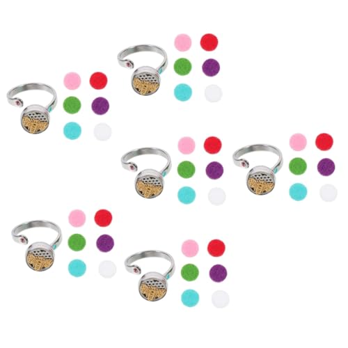 Aroma Teen Essentials Diffusor Männer Silberöl Edelstahl -Sterling Band The Finger Decor von JPXXFM