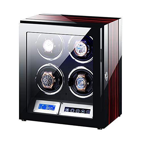 Automatic Watch Winder LCD Touch Screen with Remote Control and LED Light Piano Paint Exterior Quiet Motor Watch Winder Box Best Gift Automatic Watch Winder LCD Touch Screen with Remote Control and LED Light Piano Paint Exterior Quiet Motor Watch Winder Box Best Gift von JPXXFM