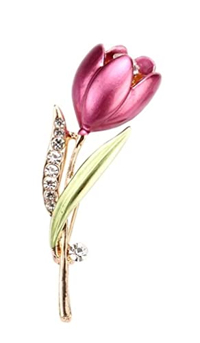 Broschenstifte Emaille Tulpe Broschen Strassblume Pin Frauenkleidungszubehör Broschen Broschen Mode Mode Broschenstifte Emaille Tulpe Broschen Strassblume Pin Frauenkleidungszubehör Broschen Broschen Mode Mode von JPXXFM