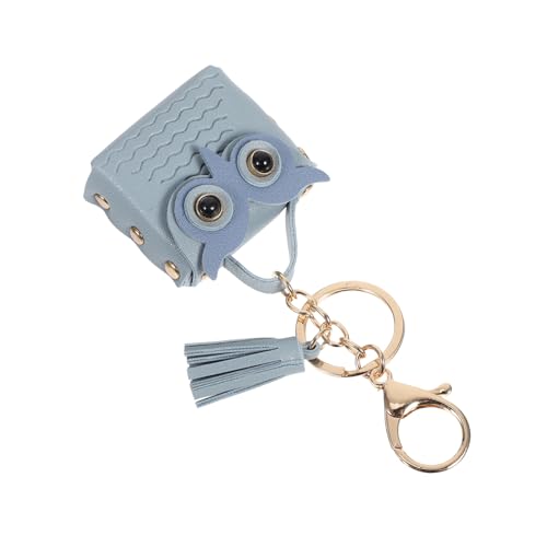 Eulenmünze Geldbörse Geldbörse Mini -Tasche Schlüsselbeutel Kartenhalter Eulenbeutel Charm Mini Back School Bag Key Ring Owl -Form Owl Münzen Satchel Geldbörse Legierung Legierung Rosa Pink von JPXXFM