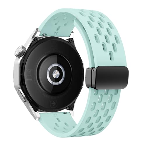 JPXXFM 18 20 22mm magnetischer Silikongurt für Uhr GT 5 46mm 41 mm atmungsaktives Sportband für GT5 Pro GT4 GT3 GT2 Correa Watchbands von JPXXFM