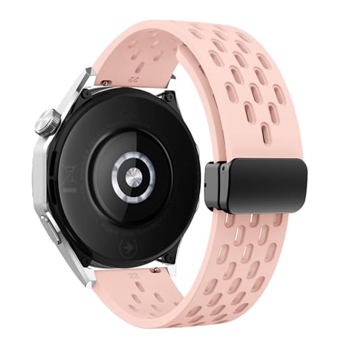 JPXXFM 18 20 22mm magnetischer Silikongurt für Uhr GT 5 46mm 41 mm atmungsaktives Sportband für GT5 Pro GT4 GT3 GT2 Correa Watchbands von JPXXFM