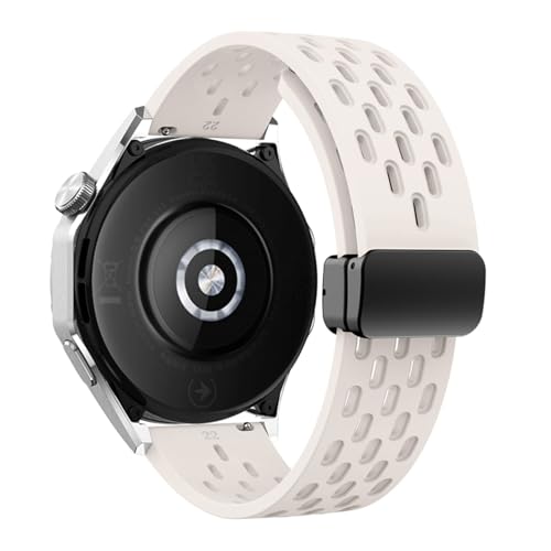 JPXXFM 18 20 22mm magnetischer Silikongurt für Uhr GT 5 46mm 41 mm atmungsaktives Sportband für GT5 Pro GT4 GT3 GT2 Correa Watchbands von JPXXFM