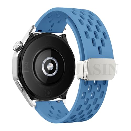 JPXXFM 18 20 22mm magnetischer Silikongurt für Uhr GT 5 46mm 41 mm atmungsaktives Sportband für GT5 Pro GT4 GT3 GT2 Correa Watchbands von JPXXFM