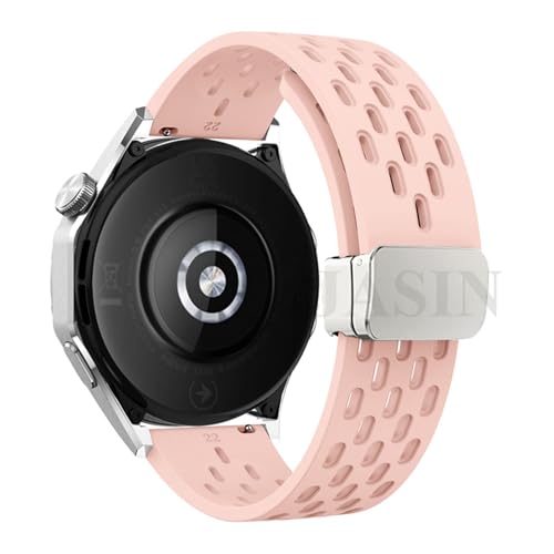 JPXXFM 18 20 22mm magnetischer Silikongurt für Uhr GT 5 46mm 41 mm atmungsaktives Sportband für GT5 Pro GT4 GT3 GT2 Correa Watchbands von JPXXFM