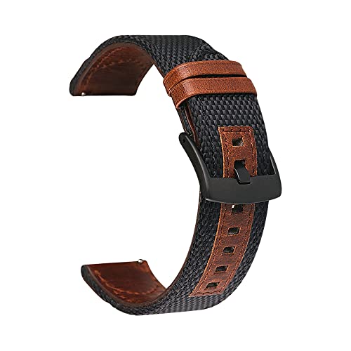 JPXXFM 20 22mm Leather Watch Band Straps For Forerunner 245/645/158/745/55 Bracelet For Venu 2 Vivoactive 3/4 Watchband von JPXXFM