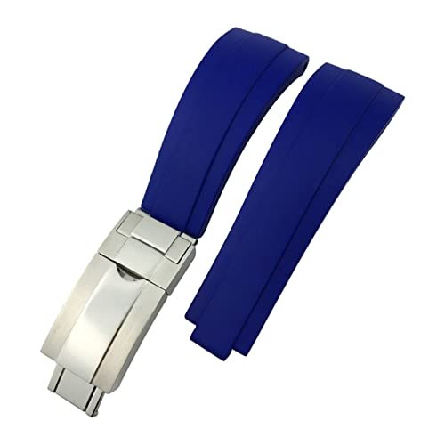 JPXXFM 20 mm Qualität Fluor Gummi -Uhrengurt für Rolle Daytona GMT GMT Oysterflex Schwarzes Armband wasserdichtes Uhrenband JPXXFM 20 mm Qualität Fluor Gummi -Uhrengurt für Rolle Daytona GMT GMT Oysterflex Schwarzes Armband wasserdichtes Uhrenband von JPXXFM