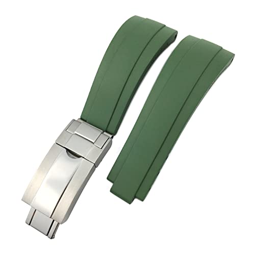 JPXXFM 20 mm Qualität Fluor Gummi -Uhrengurt für Rolle Daytona GMT GMT Oysterflex Schwarzes Armband wasserdichtes Uhrenband JPXXFM 20 mm Qualität Fluor Gummi -Uhrengurt für Rolle Daytona GMT GMT Oysterflex Schwarzes Armband wasserdichtes Uhrenband von JPXXFM