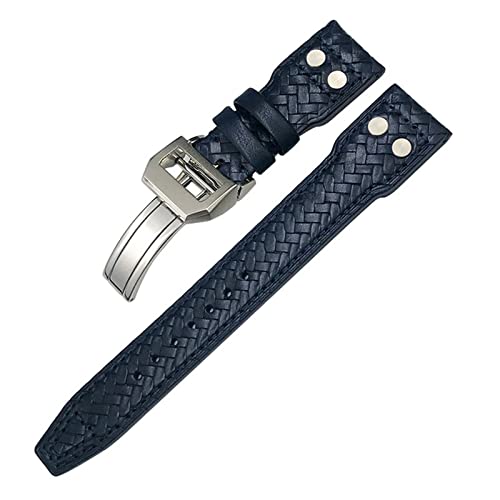 JPXXFM 20mm 21mm 22mm Nietnietwebige echte Leder -Uhrenband für IWC Big Pilot Portuser Pilot IW3777 Cowhide Watch Armband JPXXFM 20mm 21mm 22mm Nietnietwebige echte Leder -Uhrenband für IWC Big Pilot Portuser Pilot IW3777 Cowhide Watch Armband von JPXXFM