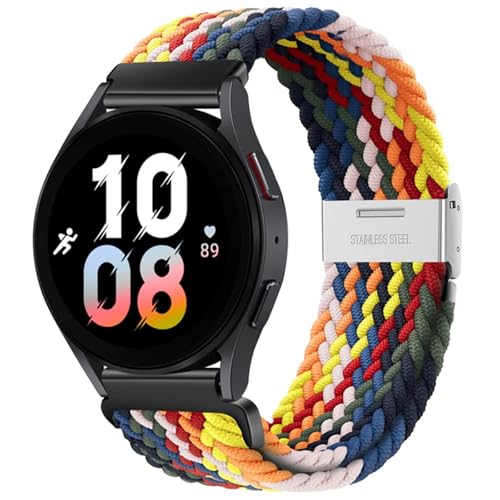 JPXXFM 20mm 22 mm Gurt für Galaxy Uhr 6 5 4 Band 40/44mm 5pro aktiv 2 Gear S3 Elastic Armband für GT2/3/4Pro/5 Uhrenbandbänder von JPXXFM