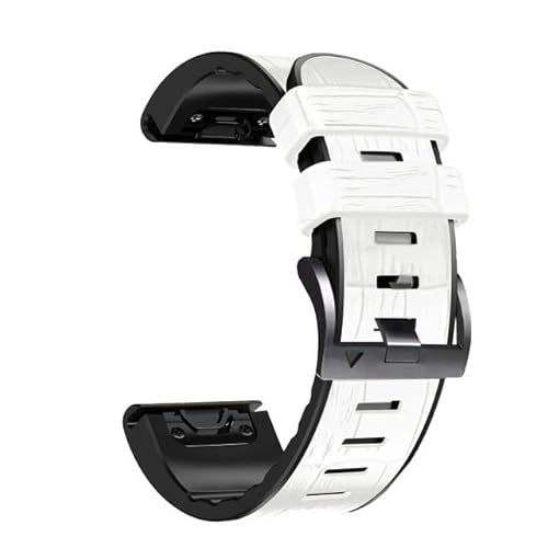 JPXXFM 22 26mm Bracelet For Fenix 7 7X 6 6X Pro 5X 5 945 Descent Mk2 Smart Watch Straps Silicone+Leather Quick Release Watchband von JPXXFM