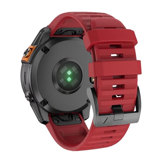 JPXXFM 22mm Uhrenband für Fenix ​​6 Pro/Fenix ​​6/Fenix ​​7/Fenix ​​7 Pro/Fenix ​​5/Epix Pro 47mm, 22mm Schnellanpassungsweicher Silikongurt für Forerunner 965/955/945/935 von JPXXFM