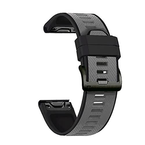 JPXXFM 26 x 22 mm Schnellverschluss-Uhrenarmband für Fenix 7 7X Easyfit Silikon-Armband, Fenix 7X JPXXFM 26 x 22 mm Schnellverschluss-Uhrenarmband für Fenix 7 7X Easyfit Silikon-Armband, Fenix 7X von JPXXFM