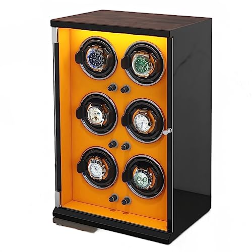 JPXXFM Automatic Watch Winder Box for 1/2/4/6/9/12/16 Watches 5 Rotation Modes for Men's and Women's Watches Storage Display Box von JPXXFM