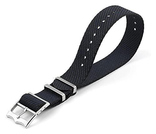 JPXXFM Biwan Little Red Blume Biwan kleines Tudor -Armband - Jacquard geflochtenes Nylonarmband - 20 mm x 22 mm von JPXXFM