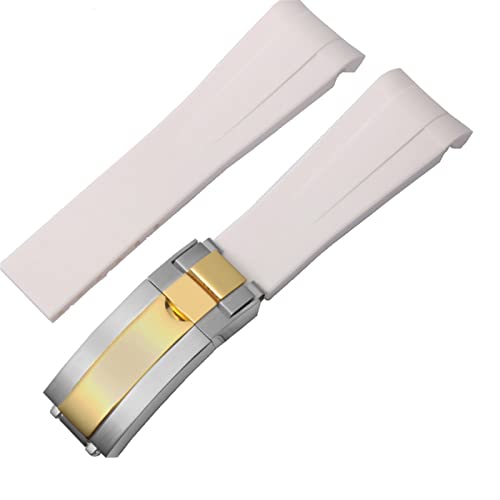 JPXXFM Bracelet de montre en caoutchouc pour homme Ditongna Green Water Ghost Diver vert 20 mm 21 mm von JPXXFM