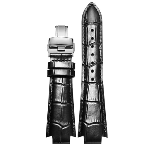JPXXFM Cowhide Leather Watchband for Tissot 1853 T60 series T60.1513 581 L875/975K Convex End Bracelet JPXXFM Cowhide Leather Watchband for Tissot 1853 T60 series T60.1513 581 L875/975K Convex End Bracelet von JPXXFM
