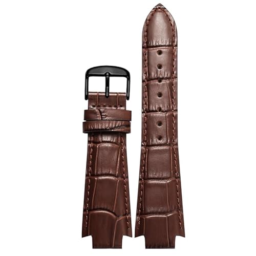 JPXXFM Cowhide Leather Watchband for Tissot 1853 T60 series T60.1513 581 L875/975K Convex End Bracelet von JPXXFM