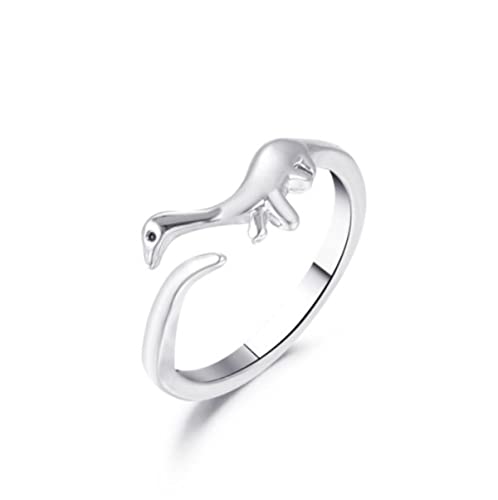 JPXXFM Dinosaurier Ring für Frauen Brontosaurus Stegosaurus Ringe Dinosaurier Ring Verstellbarer Ringgeschenk von JPXXFM