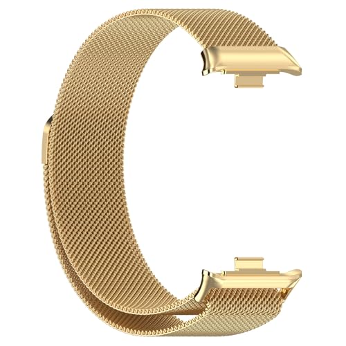 JPXXFM Edelstahlgurt 4 Band Milanese Loop Magnetic Armband Mi Band 8 Pro -Armband Accessorie Watchbänder von JPXXFM