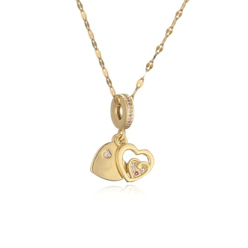 JPXXFM Elegante Zirkonia Halskette Kamera Anhänger Halskette Kette Halskette Mode Schmuck für Modeliebhaber von JPXXFM