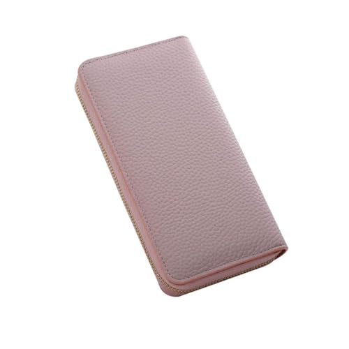 JPXXFM Frauen Handtaschen echte Lederbrieftaschen Geld Organisatoren Münzversand Kartenhüllen Lange Geldclips (Größe: lila) von JPXXFM