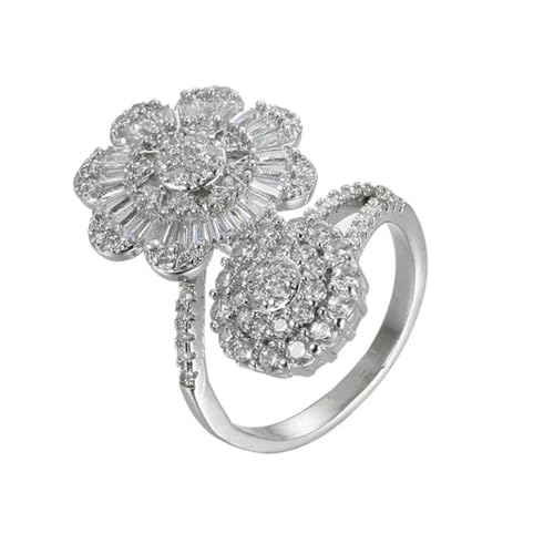 JPXXFM Frisch Schmetterling Micro eingelegt offener Index Finger Ring Girls Mode vielseitiges Accessoires von JPXXFM