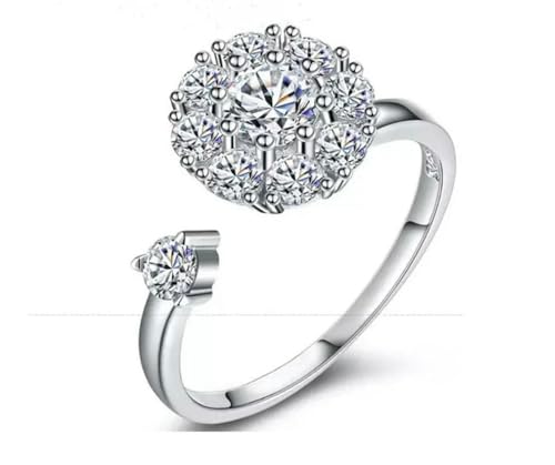 JPXXFM Frisch Schmetterling Micro eingelegt offener Index Finger Ring Girls Mode vielseitiges Accessoires von JPXXFM