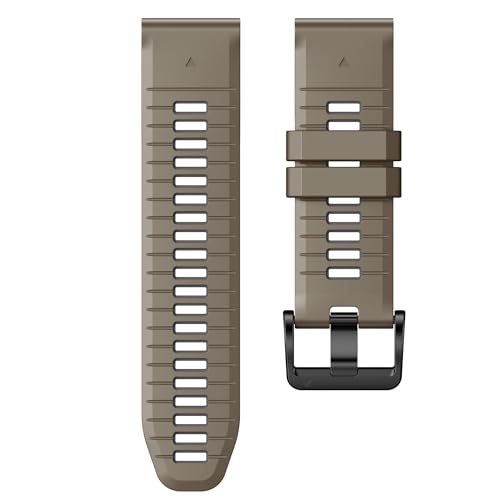 JPXXFM Für Fenix ​​7x Pro/6x Pro -Band für Fenix ​​6x -Gurt Fenix ​​7x Band 26mm Breite Fenix ​​5x Plus -Armband für Abstammung MK2i/Tactix Delta/Tactix 7 Pro/Tactix 7 Soft Silicon Uhrenbänder von JPXXFM