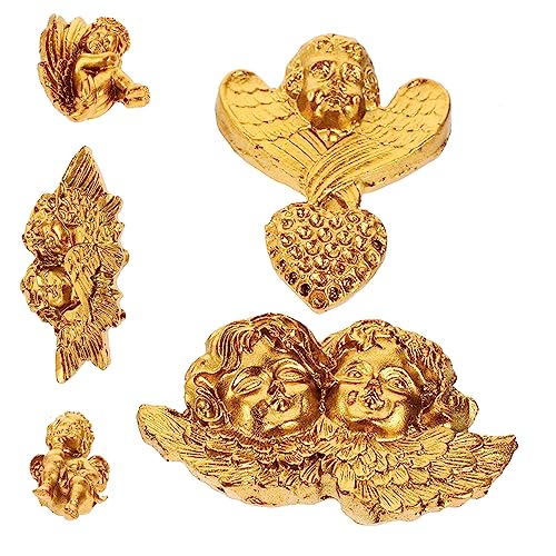 JPXXFM Harz Engel Charme Set kleine Fotomarme für Telefonhülle robuste und dekorative Stücke von JPXXFM