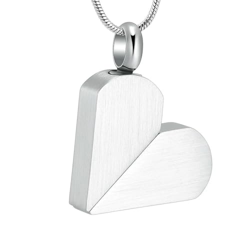 JPXXFM Herzform Pendellan Urn Halskette Gedenkfabrik von JPXXFM