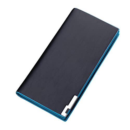 JPXXFM Id Lange Brieftasche Solid Color Männer öffnen Geldbeutel mehrerer Kartenschlitze Clutch Water Wallet (a, eine Größe) von JPXXFM