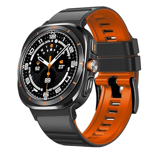 JPXXFM Keine Lücken Silikongurt für Galaxy Watch 7 Ultra 47 -mm -Schleifenbandarmband für Galaxy Watch Ultra Quick Armband JPXXFM Keine Lücken Silikongurt für Galaxy Watch 7 Ultra 47 -mm -Schleifenbandarmband für Galaxy Watch Ultra Quick Armband von JPXXFM