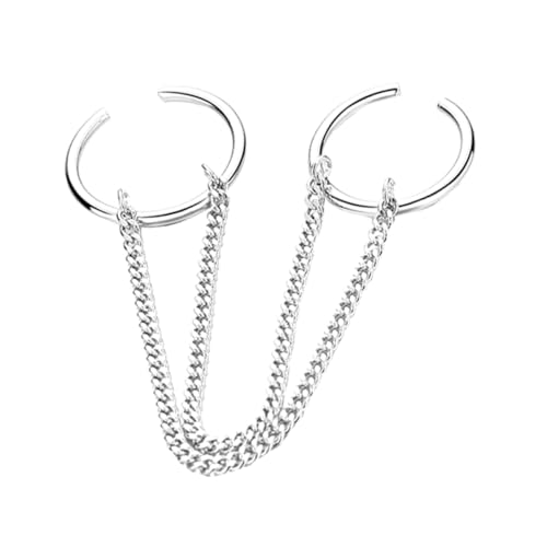 JPXXFM Kette Dangle Hoop Ohrwomen Multiple Fingermädchen von JPXXFM