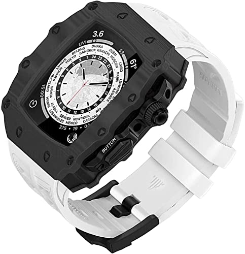 JPXXFM Kohlefaser -Uhr -Box für 8 7 6 5 4 44 mm 45 mm Upgrade des Watch -Armband JPXXFM Kohlefaser -Uhr -Box für 8 7 6 5 4 44 mm 45 mm Upgrade des Watch -Armband von JPXXFM