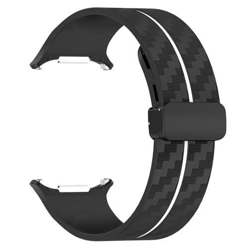 JPXXFM Kohlefasermuster -Gurt für Galaxy Watch 7 Ultra 47mm Silikonverschlussband für Galaxy Watch 7 Ultra -Armband von JPXXFM