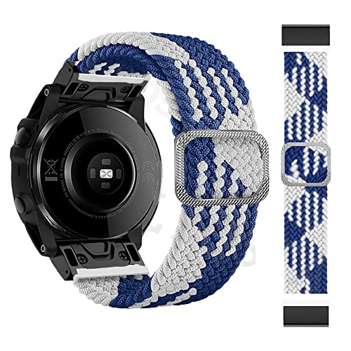 JPXXFM Loop Nylon-Uhrenarmband mit Schnellverschluss für Fenix 6 6X Pro 5X 5 Plus 3HR Fenix 7X 7 Forerunner 935 MK2 Uhrenarmband, 22mm 5-5Plus JPXXFM Loop Nylon-Uhrenarmband mit Schnellverschluss für Fenix 6 6X Pro 5X 5 Plus 3HR Fenix 7X 7 Forerunner 935 MK2 Uhrenarmband, 22mm 5-5Plus von JPXXFM
