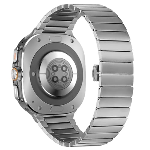 JPXXFM Luxus Armband Galaxy Watch Ultra 47mm Schmetterling Verschluss Armband GALAXY Uhr 47MM ULTRA Metall Titan Band Correa von JPXXFM