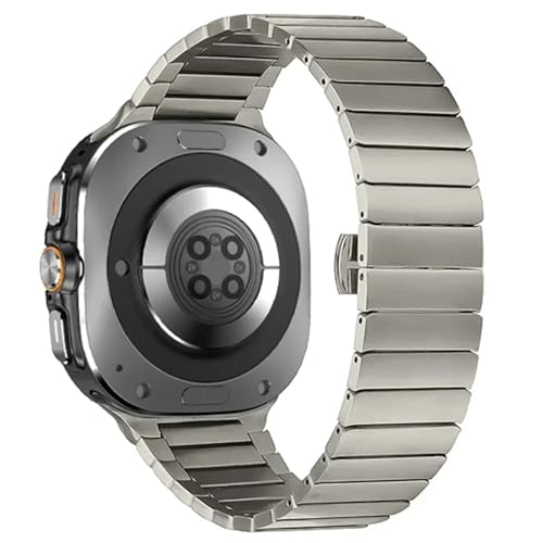 JPXXFM Luxus Armband Galaxy Watch Ultra 47mm Schmetterling Verschluss Armband GALAXY Uhr 47MM ULTRA Metall Titan Band Correa von JPXXFM