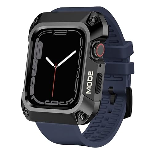 JPXXFM Luxus -Modifikations -Kit Mod Metal BLOEL für Bandkoffer 8 7 6 5 4 3 45 -mm Uhrenband -Rahmengurt für iWatch von JPXXFM