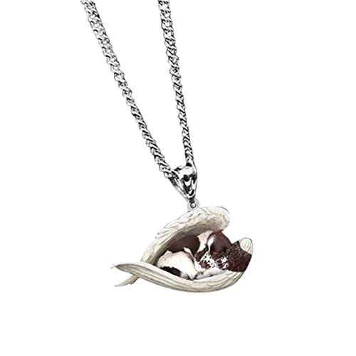 JPXXFM Mädchen Haustier schlafender Hund süßer Engel maßgeschneidert mit Bild gemacht von JPXXFM