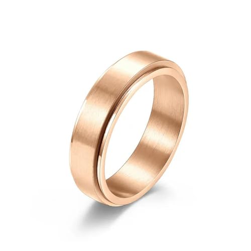 JPXXFM Matte rotierende Edelstahlring für Paare, um eine Ehe vorzuschlagen; Titan -Stahlring für Regenbogenfarbenringfinger von JPXXFM