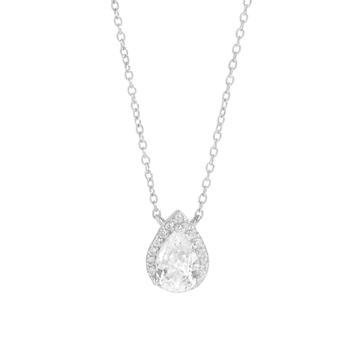 JPXXFM Mermaids Tränen formen Halskette, Lünette Setaire im Waterdrop -Design, Modeschmuck für Frauen von JPXXFM