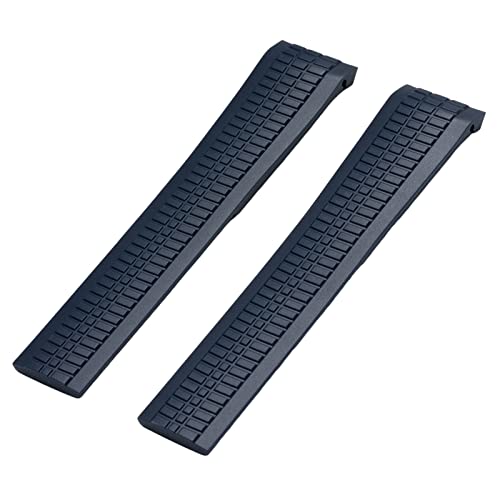 JPXXFM Metallnadel 21mm Gürtauhrgummi -Armband von JPXXFM