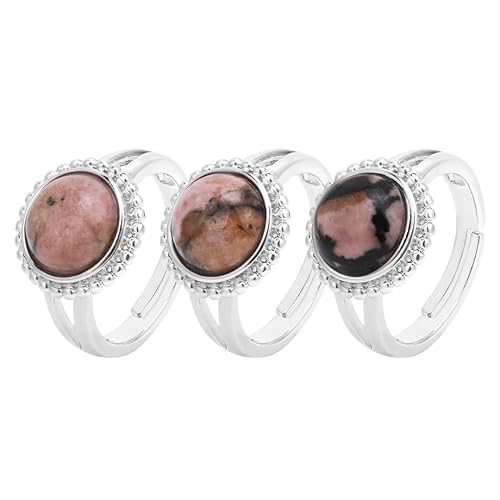 JPXXFM Naturstein runder Perlenspitze Persönlichkeit Ring White Pine Green Aventurine Öffnen verstellbarer kreativer Männer und All -Match -Sommerschmuck - 1 Stück JPXXFM Naturstein runder Perlenspitze Persönlichkeit Ring White Pine Green Aventurine Öffnen verstellbarer kreativer Männer und All -Match -Sommerschmuck - 1 Stück von JPXXFM