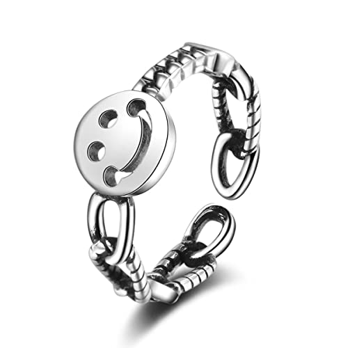 JPXXFM Open Retro Ring Female Nischendesign Mode herzförmige Netto Red INS Index Finger Ring Verstellbarer Kaltwindring von JPXXFM