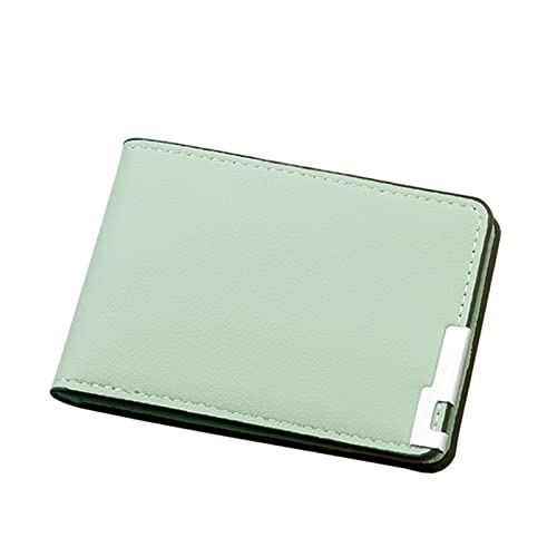 JPXXFM Passport Wallet für Männer Hals -ID Kurzer Brieftasche Feste Farben Geldbeutel -Karten -Slots Lizenz Lizenz Abdeckung Kupplungsschonke (grün, eine Größe) von JPXXFM